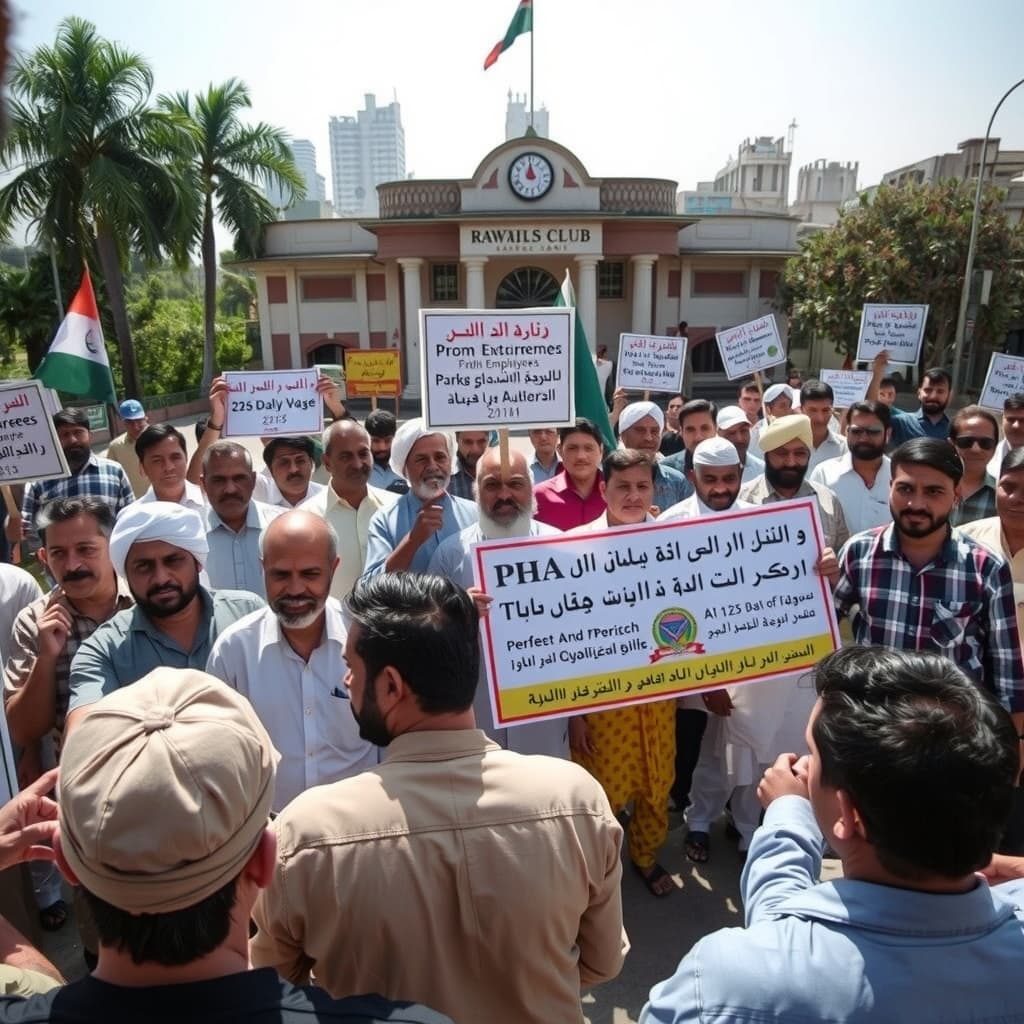 راولپنڈی پی ایچ اے نے فنڈ کٹوتی کے بعد 236 یومیہ اجرت ملازمین فارغ کر دیے