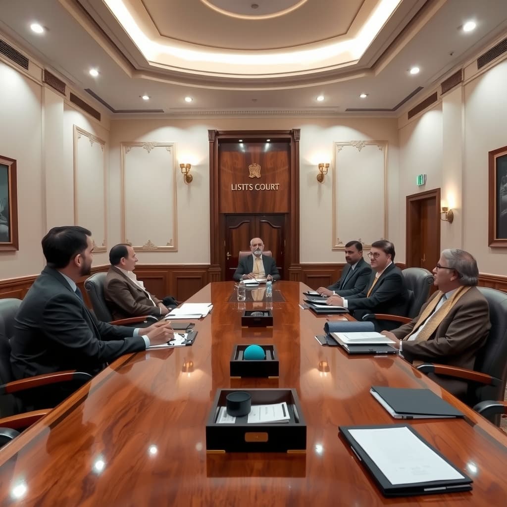کراچی میں عدالتی ترقیاتی منصوبوں پر چیف جسٹس کی بار نمائندوں سے مشاورت