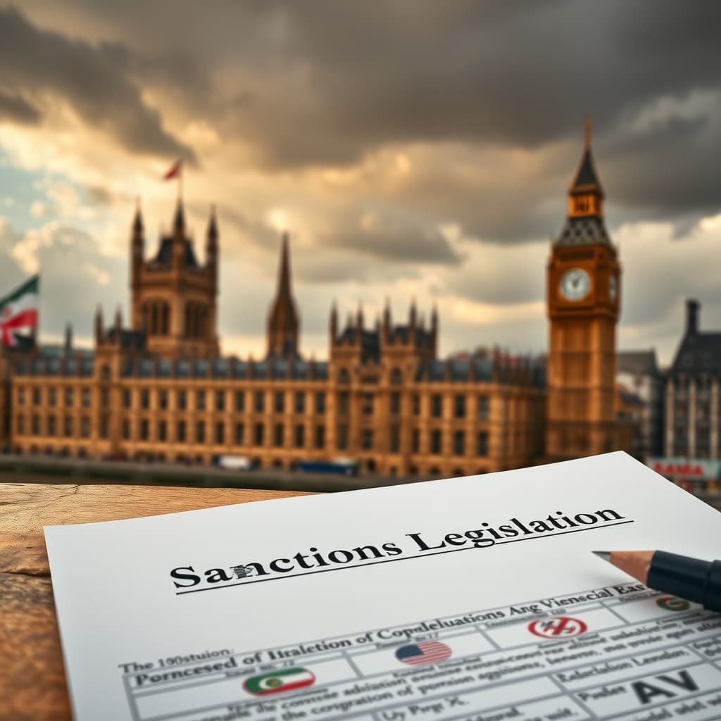 برطانیہ نے ایران کے خلاف مزید سخت پابندیوں کے لیے نئی قانون سازی پیش کر دی