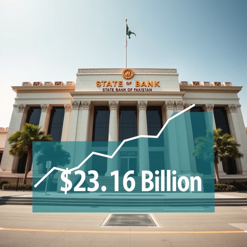 پاکستان کے زرمبادلہ ذخائر بڑھ کر 23.72 ارب ڈالر تک پہنچ گئے