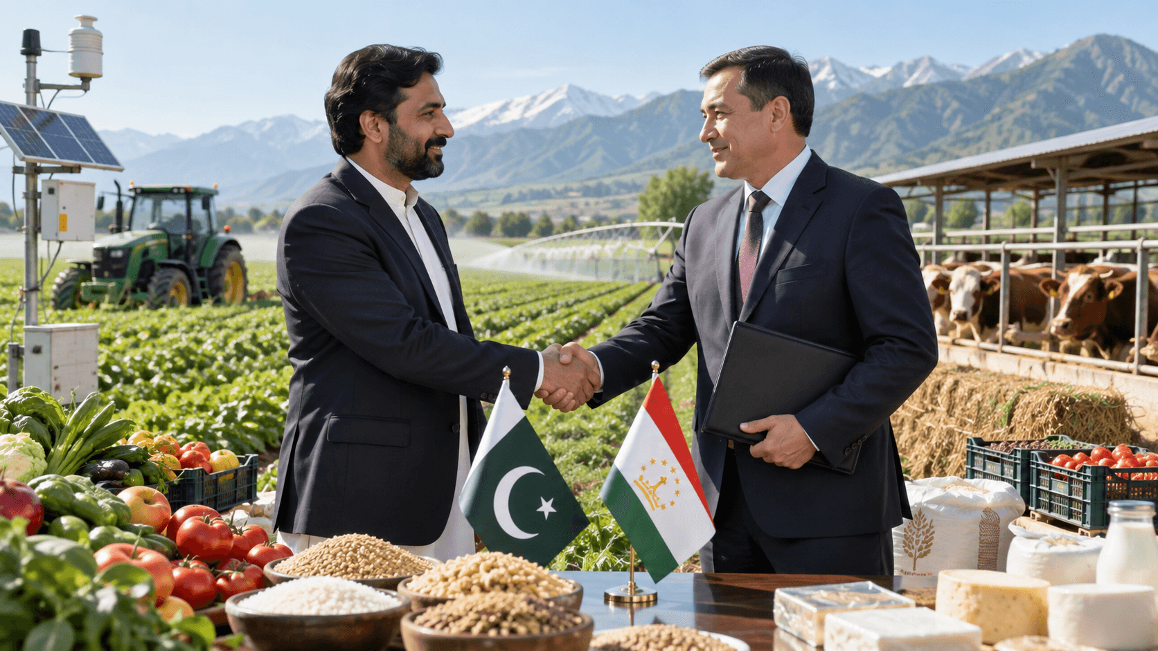 پاکستان اور تاجکستان کا زرعی و غذائی شعبوں میں تجارت اور تعاون بڑھانے پر اتفاق