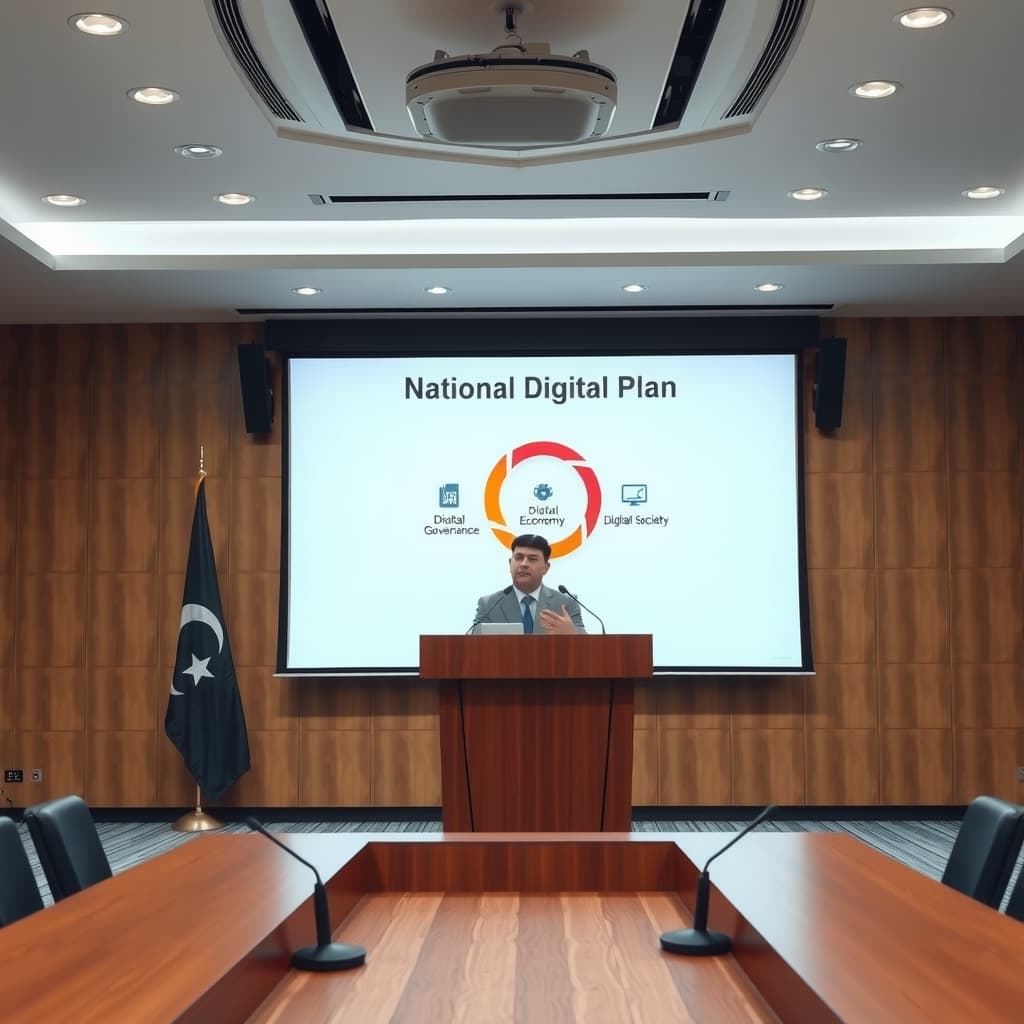 حکومت قومی ڈیجیٹل پلان کے اجرا کے لیے تیار، ڈیجیٹل گورننس، معیشت اور معاشرہ تین بنیادی ستون