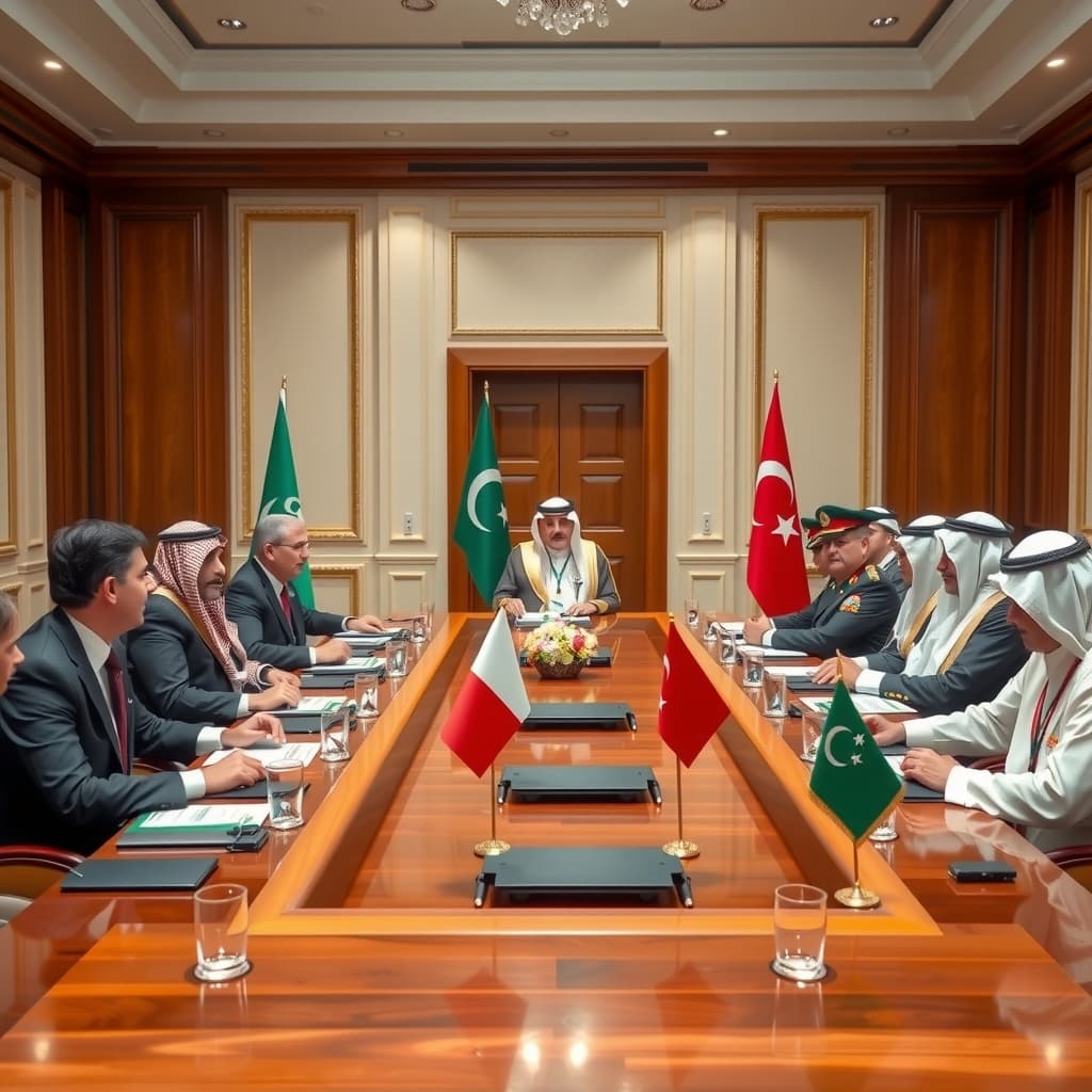پاکستان، سعودی عرب اور ترکیہ کی مکہ دفاعی معاہدہ کمیٹی کا ریاض میں اجلاس