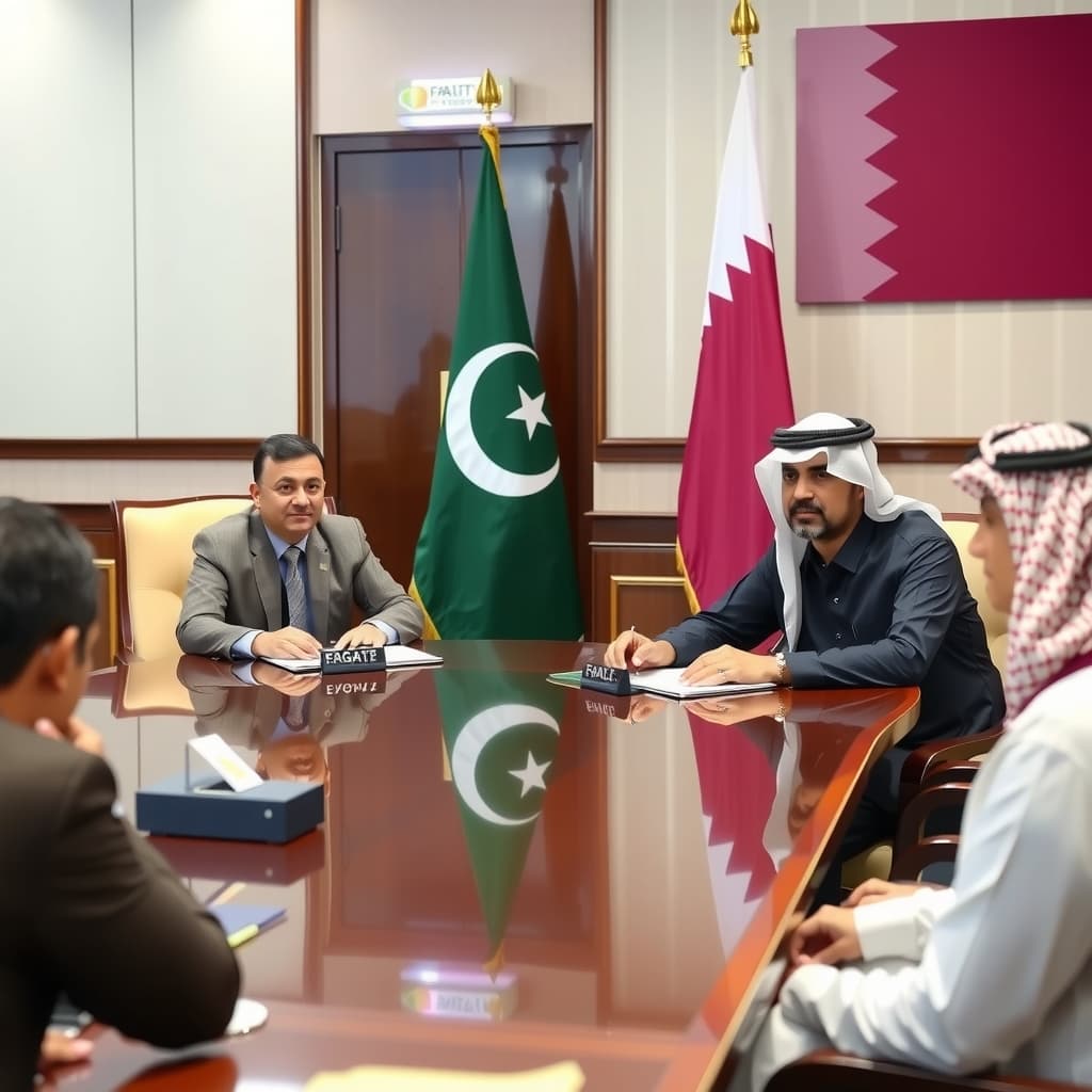 پاکستان کا قطر سے جی سی سی آزاد تجارتی معاہدے کی جلد تکمیل اور مزید مارکیٹ رسائی کا مطالبہ