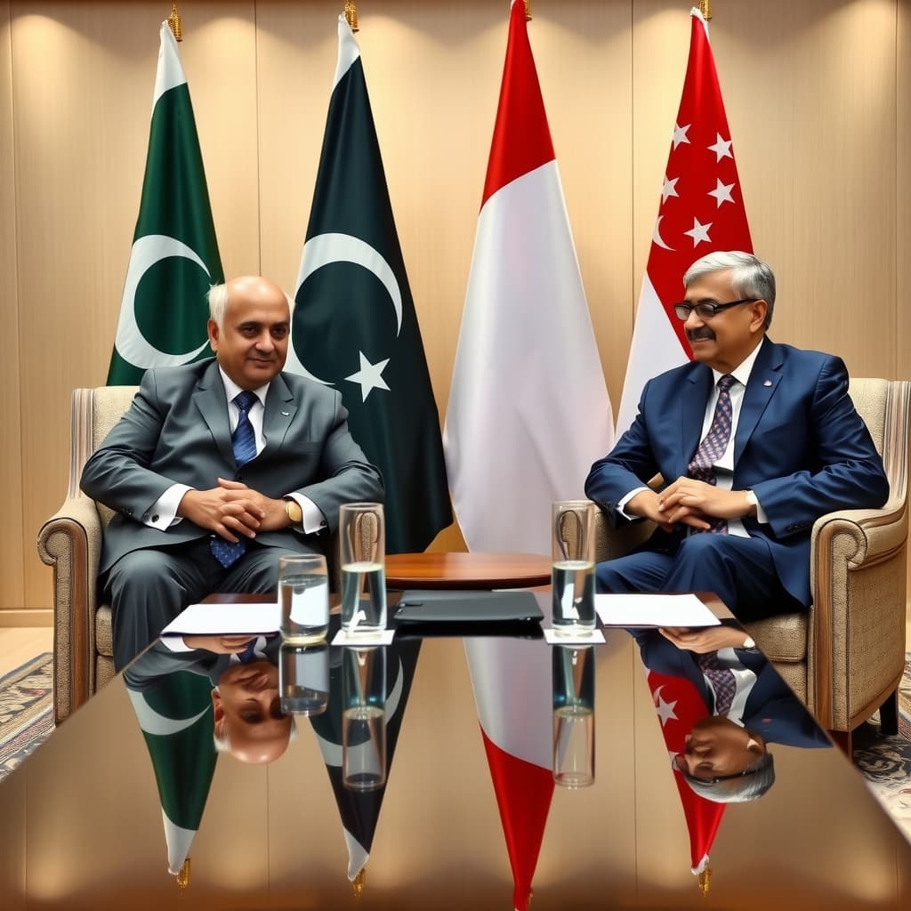 پاکستان اور سنگاپور کا براہ راست پروازوں کی بحالی سمیت دوطرفہ تعاون بڑھانے پر غور