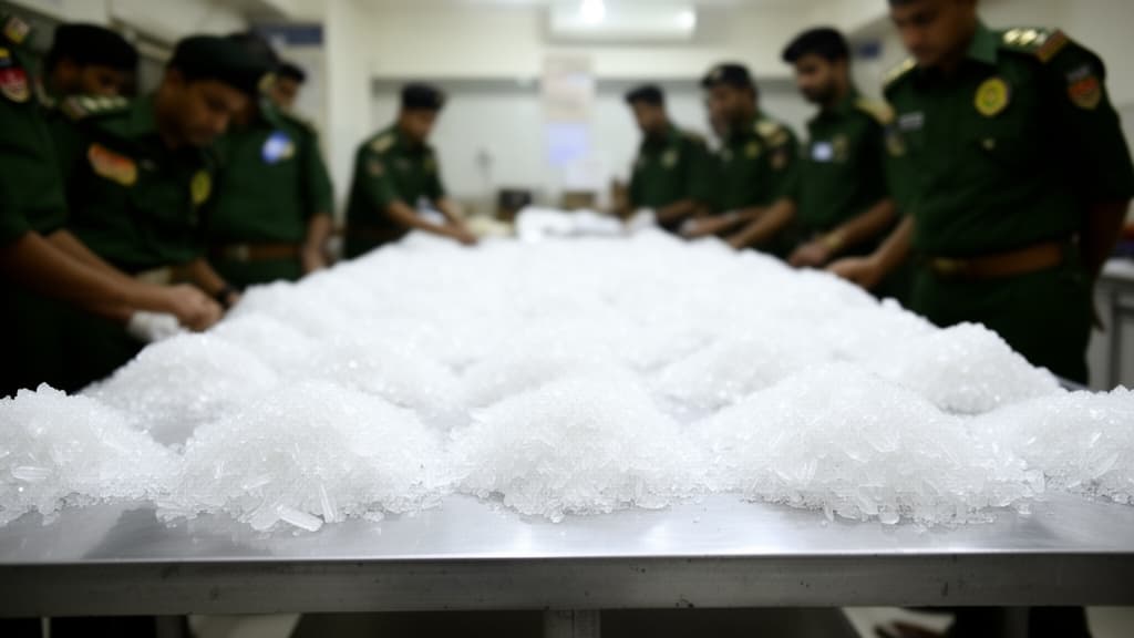 کراچی میں مبینہ بین الاقوامی منشیات نیٹ ورک کے 8 افراد گرفتار، 90 کروڑ روپے کی میتھ برآمد: پولیس