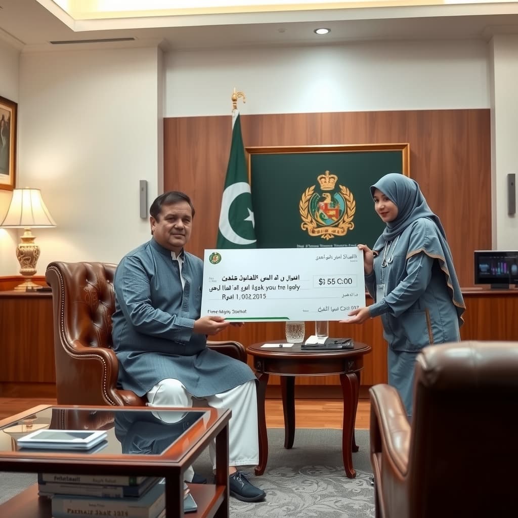 پمز آتشزدگی میں نومولود کو بچانے والی نرس رضیہ نورین کے لیے ستارۂ خدمت اور ایک کروڑ روپے کا اعلان