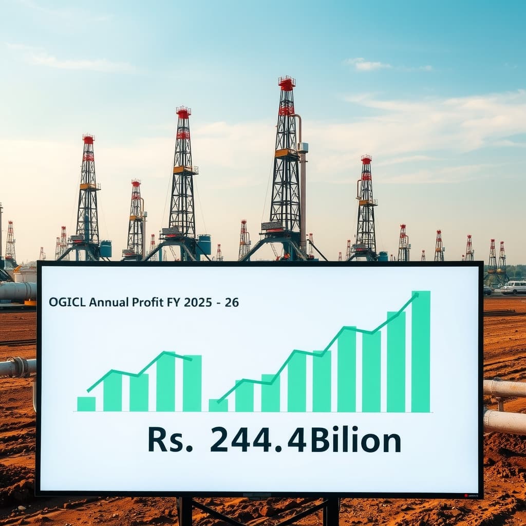او جی ڈی سی ایل کا مالی سال 2025-26 میں ریکارڈ 242.4 ارب روپے منافع