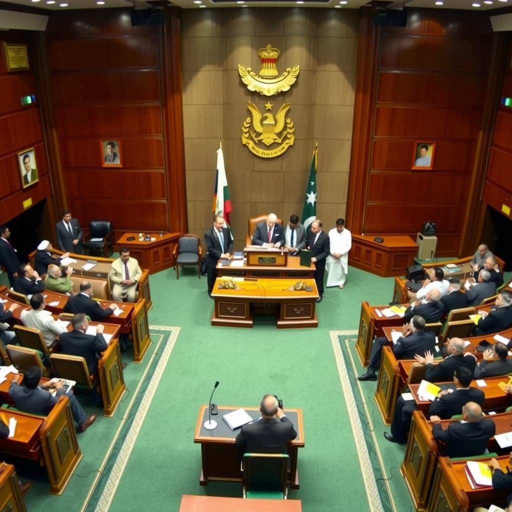 آزاد کشمیر کی آٹھ رکنی کابینہ نے حلف اٹھا لیا، قلمدان بعد میں دیے جائیں گے