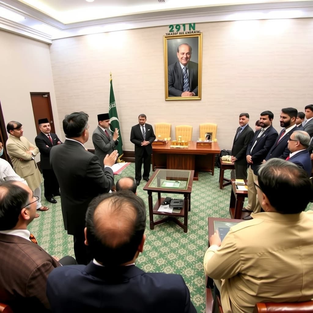 آزاد کشمیر کی نئی آٹھ رکنی کابینہ نے مظفرآباد میں حلف اٹھا لیا
