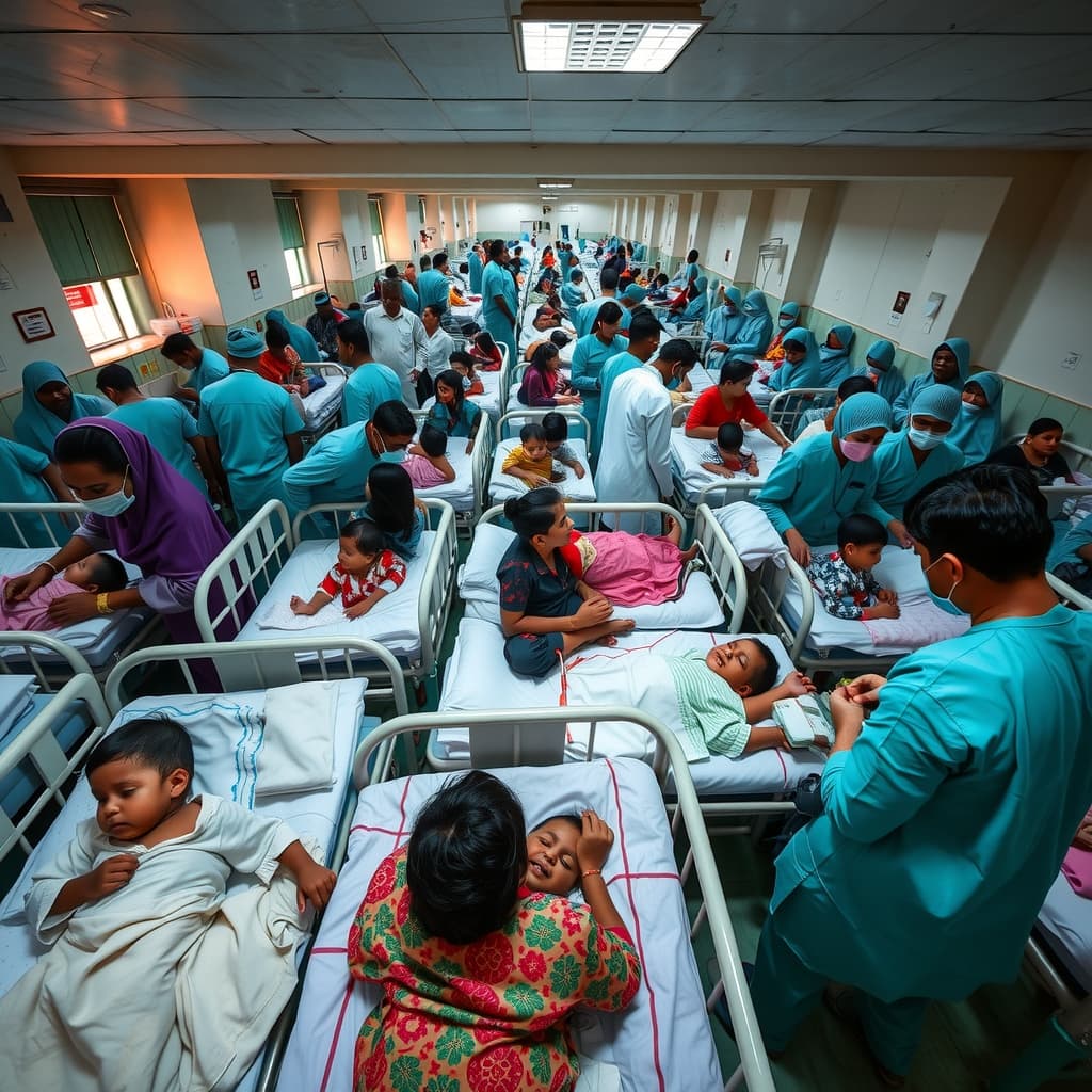 بنگلہ دیش میں خسرہ سے مارچ کے بعد 986 بچوں کی اموات، کیسز 180 ہزار سے متجاوز
