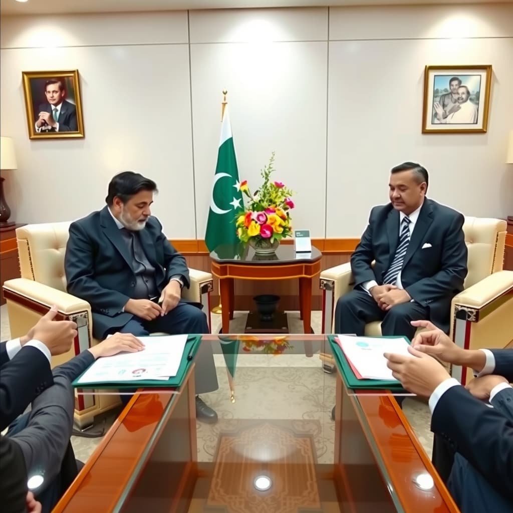 شہباز شریف اور اے ڈی بی نائب صدر کی ملاقات، ایم ایل ون کے جلد سنگ بنیاد پر زور