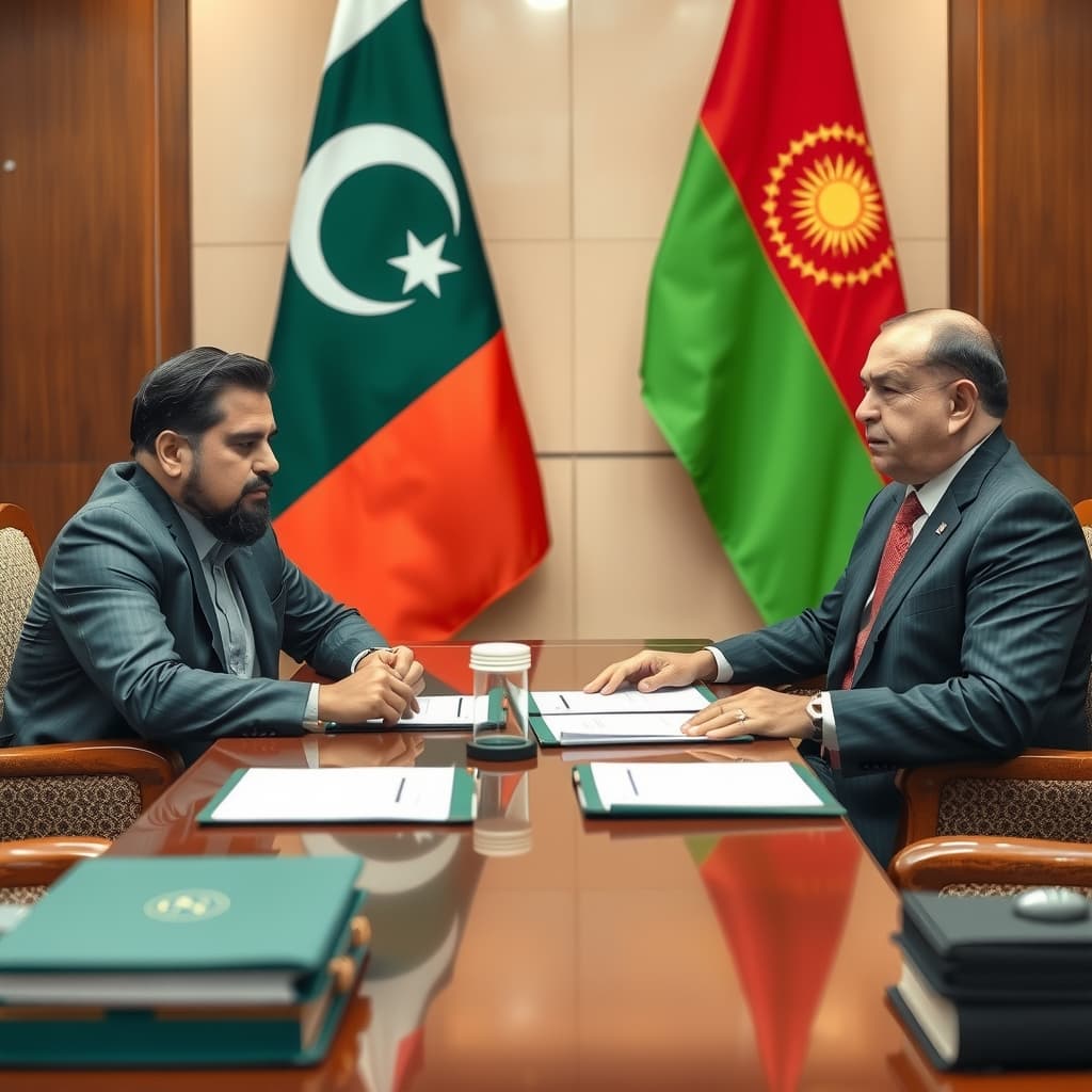 پاکستان اور کرغزستان کا دو سال میں تجارت 20 کروڑ ڈالر تک بڑھانے پر اتفاق