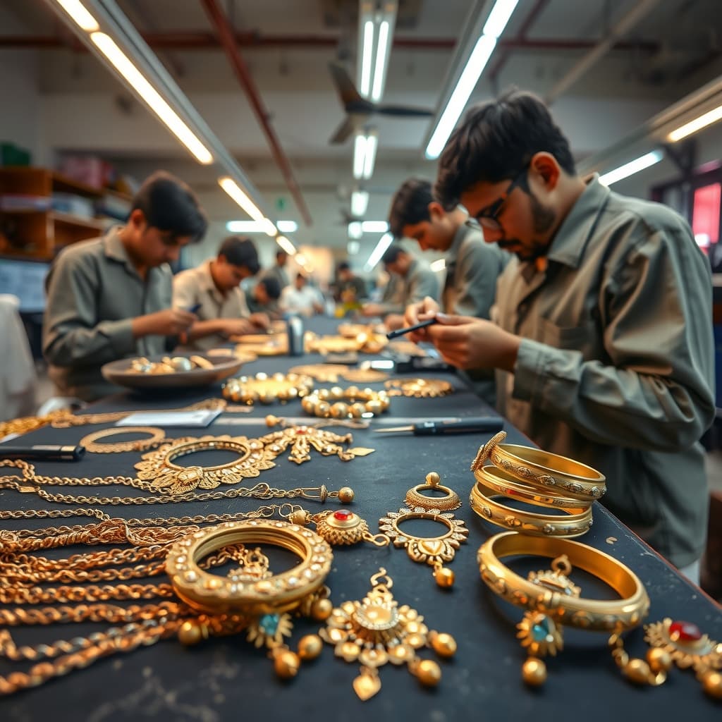 سونے کے زیورات کی برآمدی ویلیو ایڈیشن فی گرام مقرر کرنے کی سمری کابینہ کو بھیجنے کی ہدایت