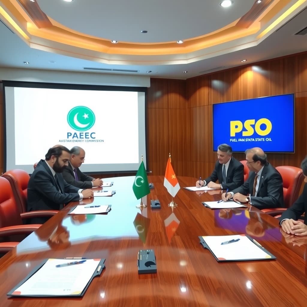 پی اے ای سی اور پی ایس او کے درمیان فلیٹ کارڈز اور ایندھن فراہمی کا معاہدہ