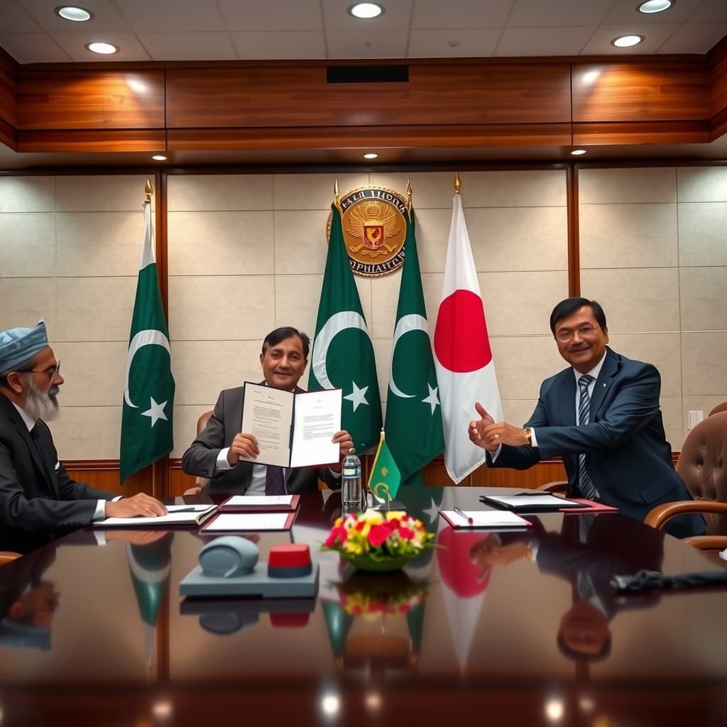 پاکستان اور جاپان میں سندھ کے سیلابی تحفظ منصوبے کے لیے 2.58 ارب ین گرانٹ معاہدہ