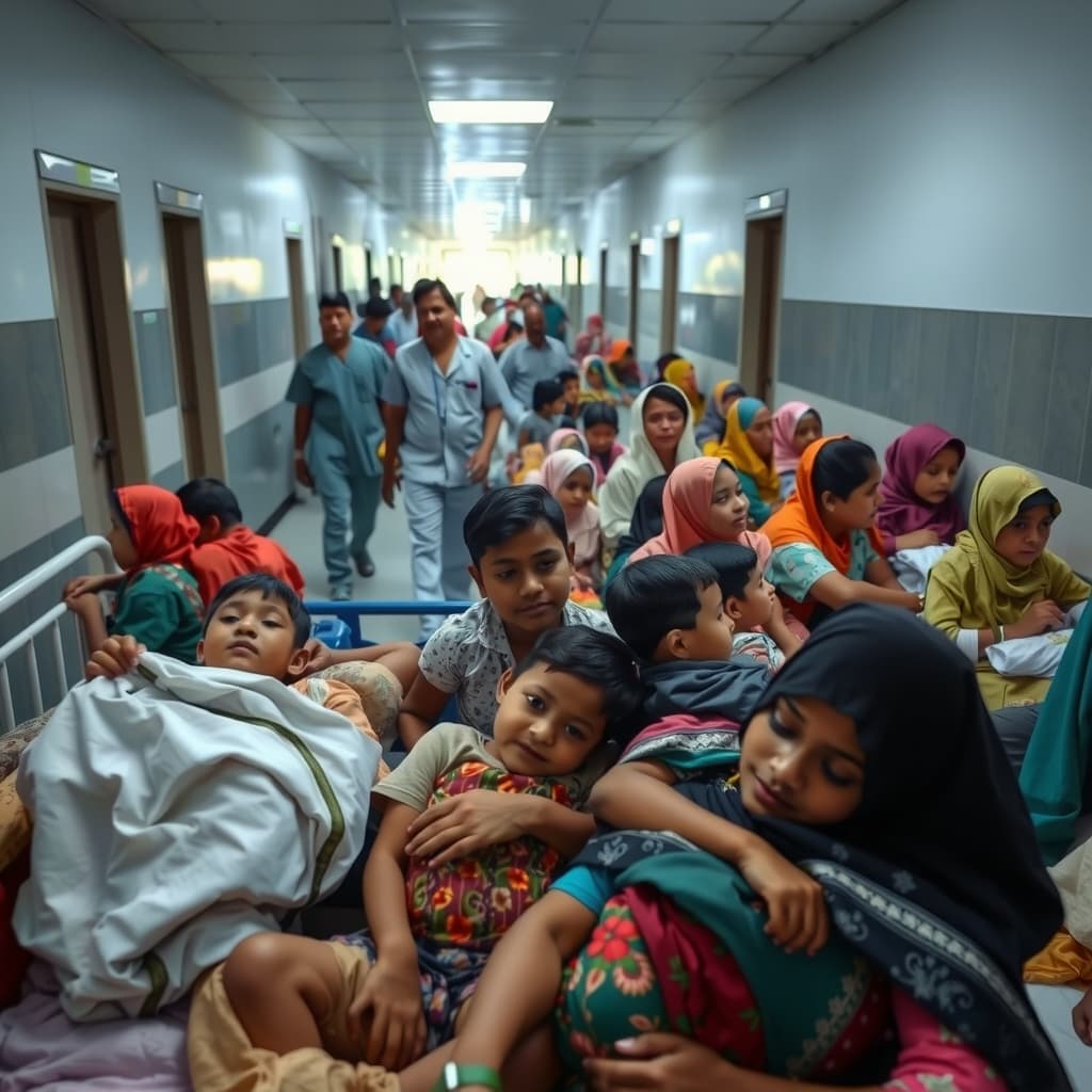 بنگلہ دیش میں خسرے کی بدترین وبا، مارچ سے 999 مشتبہ و مصدقہ اموات رپورٹ