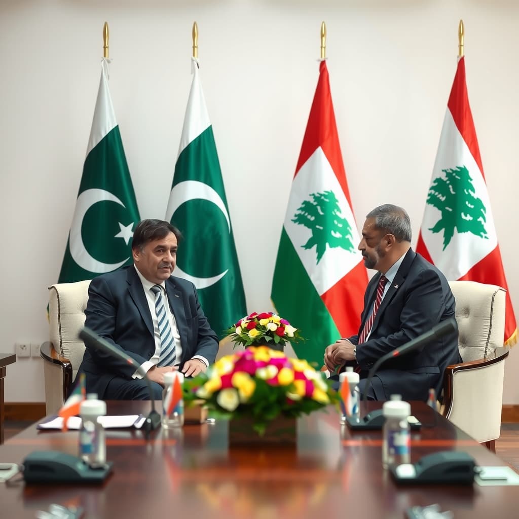 پاکستان اور لبنان کا انٹیلی جنس شیئرنگ، انسداد دہشت گردی اور منشیات کے خلاف تعاون بڑھانے پر اتفاق