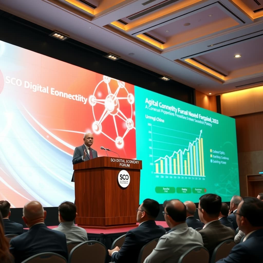 پاکستان نے SCO فورم میں 2035 تک ایک ٹریلین ڈالر معیشت کے لیے ڈیجیٹل روڈمیپ پیش کر دیا