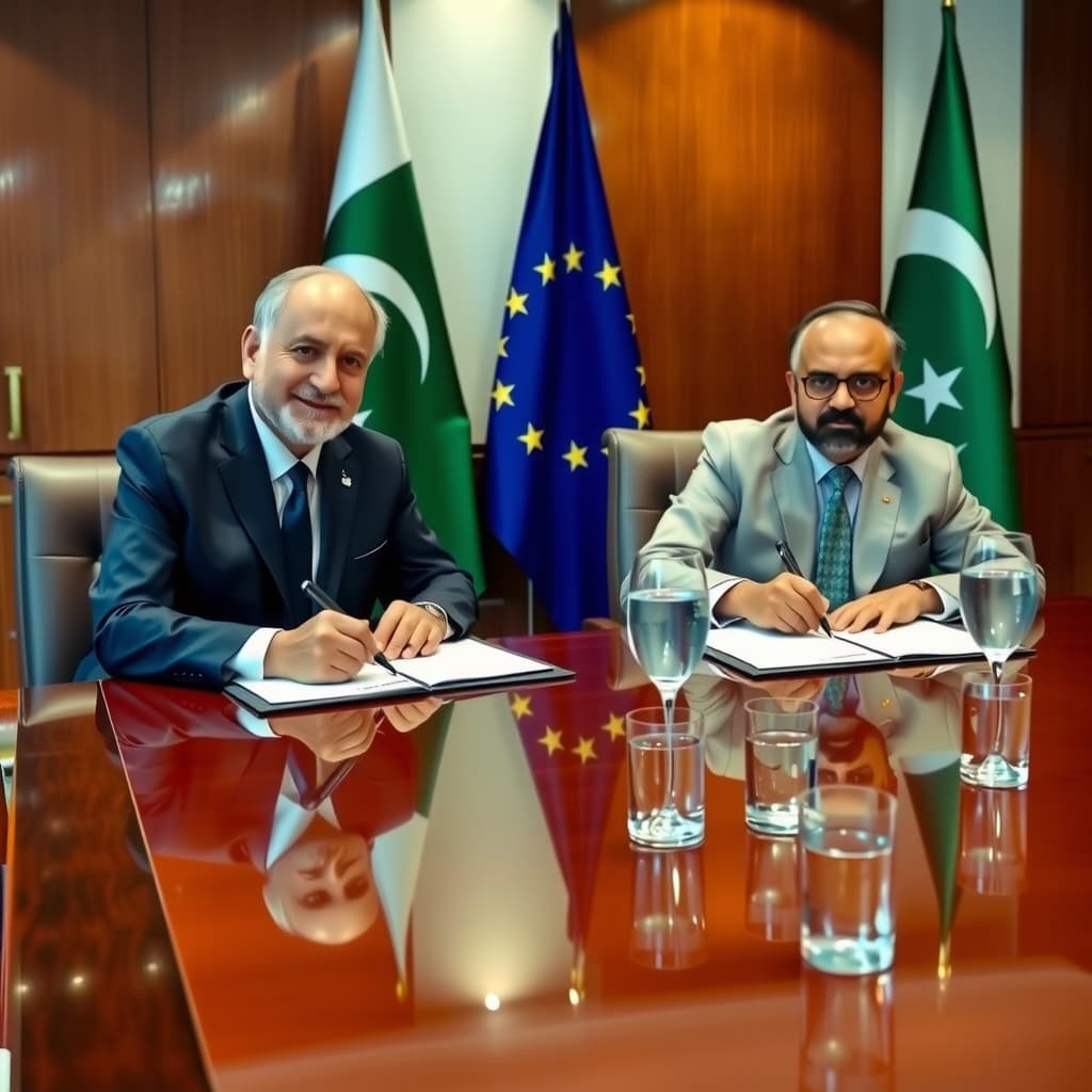 پاکستان اور یورپی یونین کے درمیان 65 ملین یورو کے تین فنانسنگ معاہدوں پر دستخط