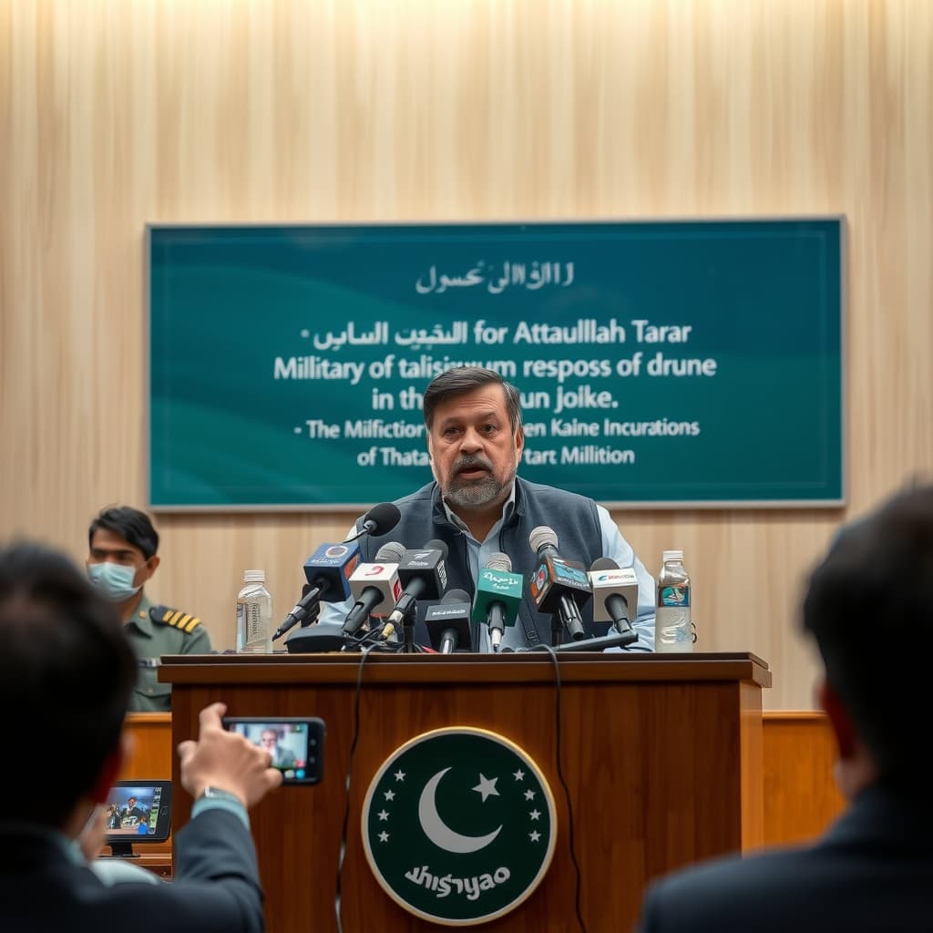 پاکستان نے افغانستان میں 10 مقامات پر فضائی اور ڈرون حملے کیے، وزیر اطلاعات