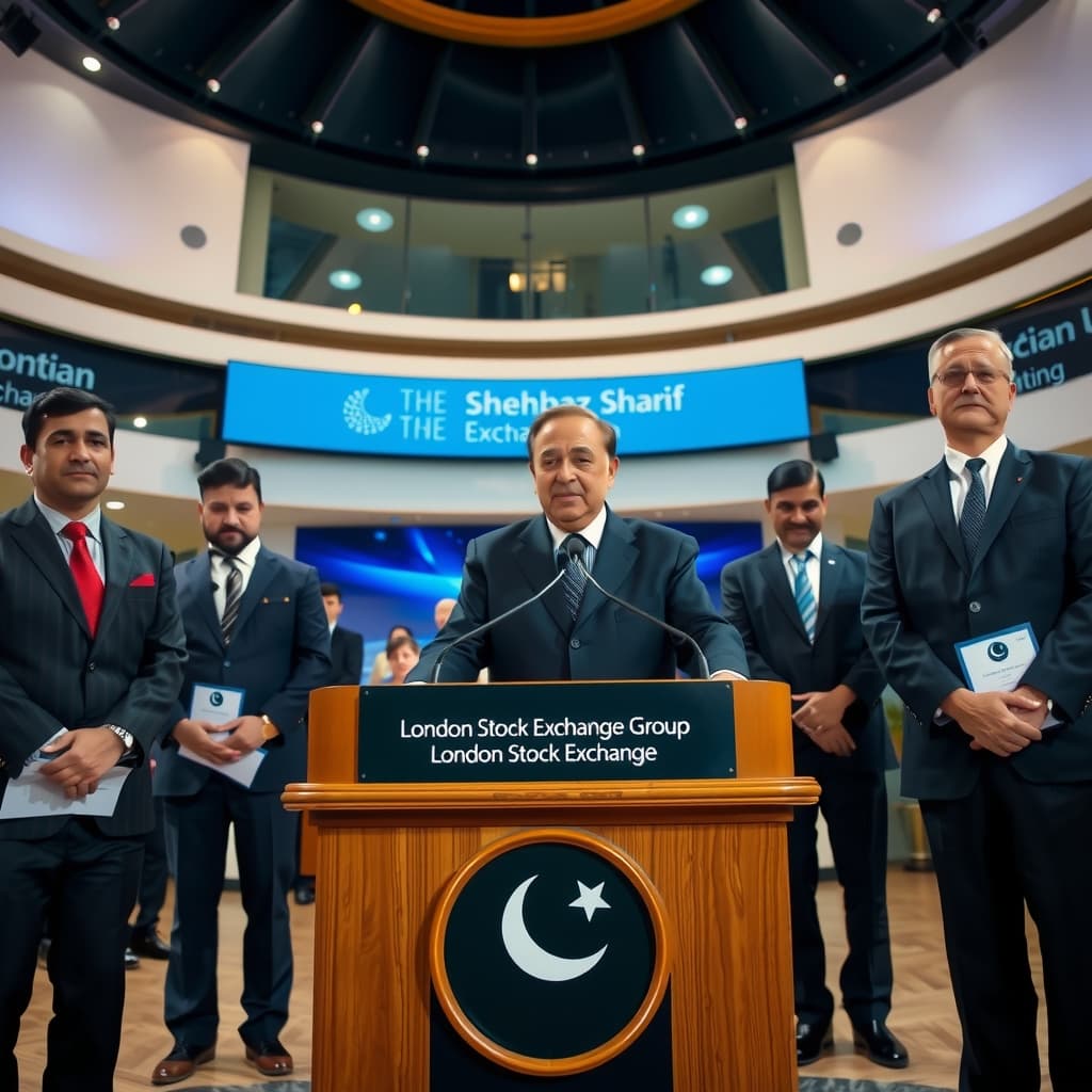 وزیراعظم شہباز شریف نے لندن اسٹاک ایکسچینج میں پاکستان کے 3 ارب ڈالر یورو بانڈ کا افتتاح کر دیا