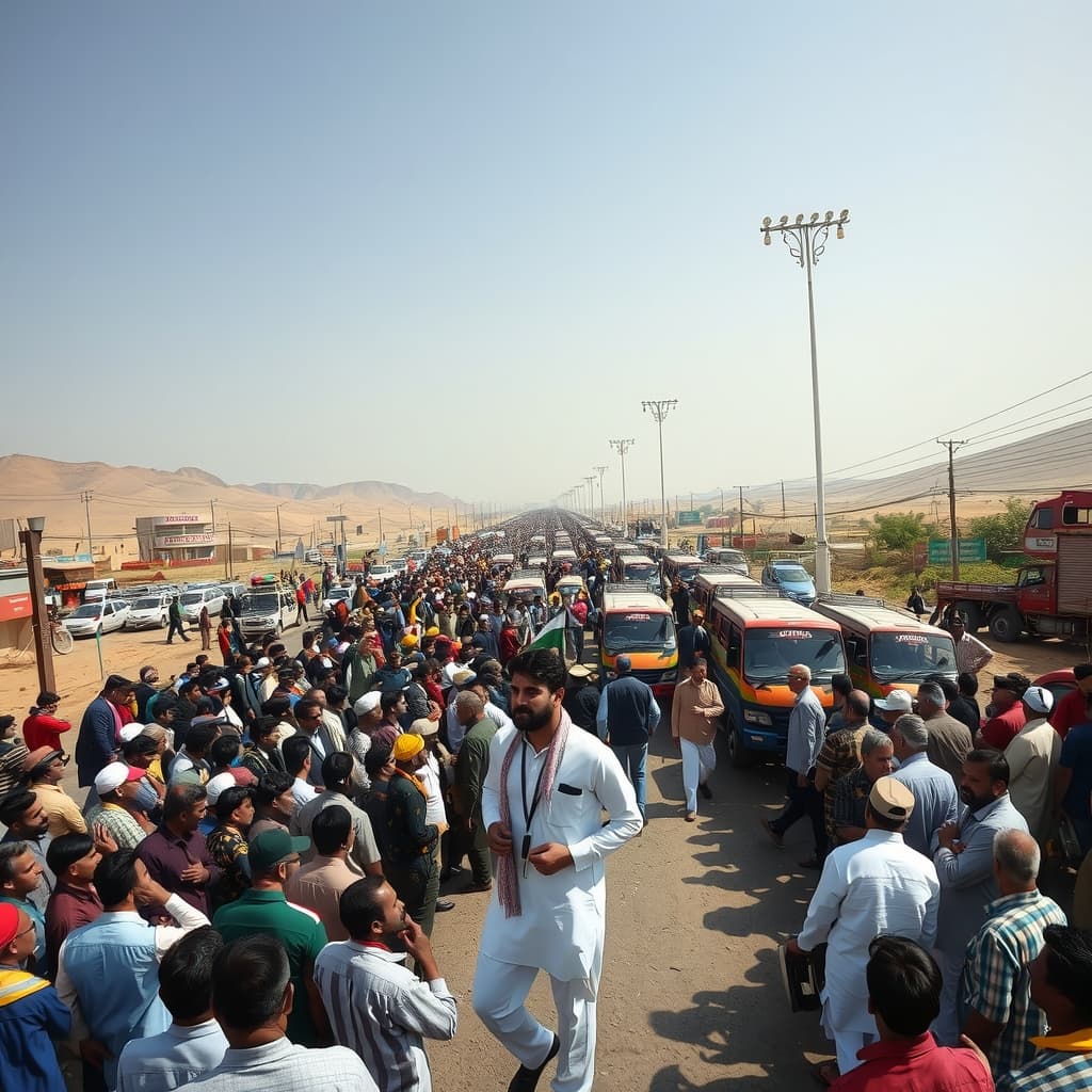 حکومت سے مذاکرات ناکام، پی ٹی آئی نے لکی مروت سے لانگ مارچ کا پہلا مرحلہ شروع کر دیا