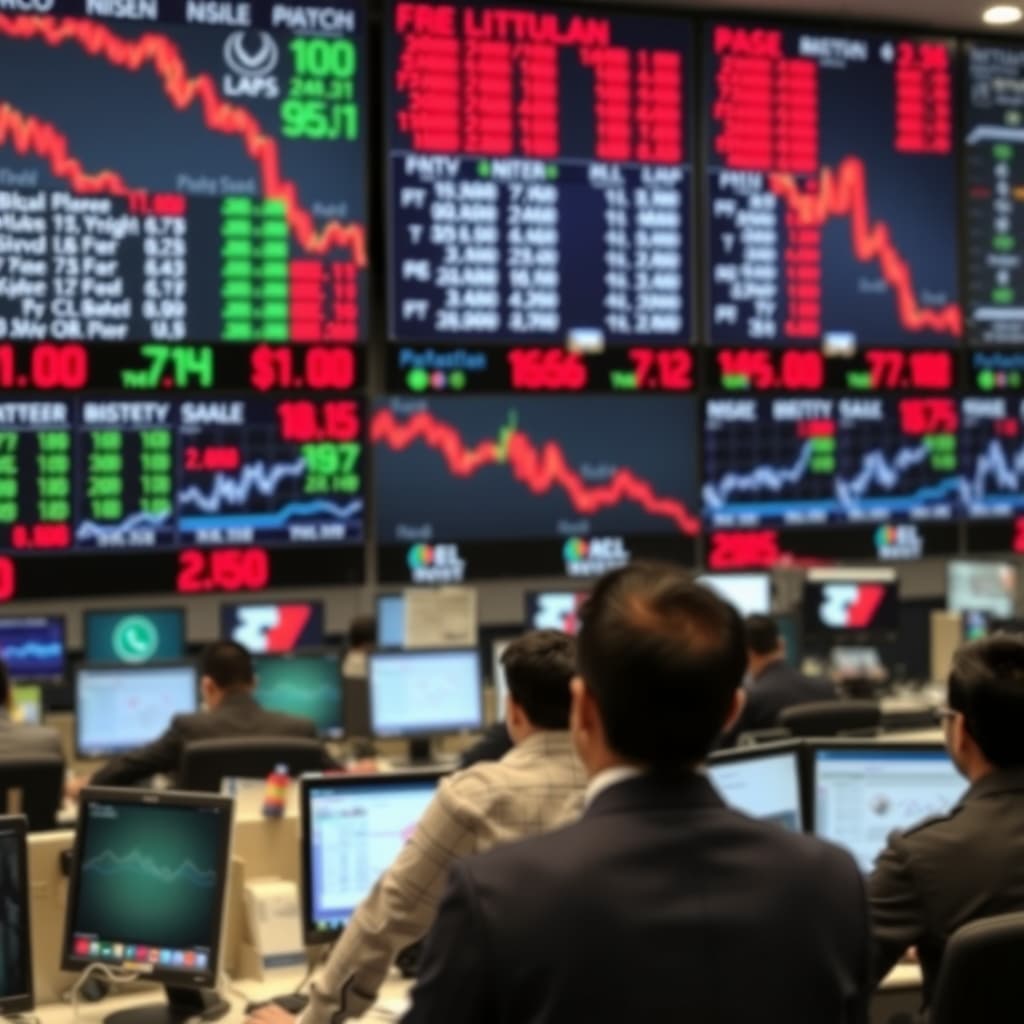 سیاسی غیر یقینی اور بلند تیل قیمتوں پر پی ایس ایکس میں دباؤ، کے ایس ای 100 میں 1600 سے زائد پوائنٹس کمی
