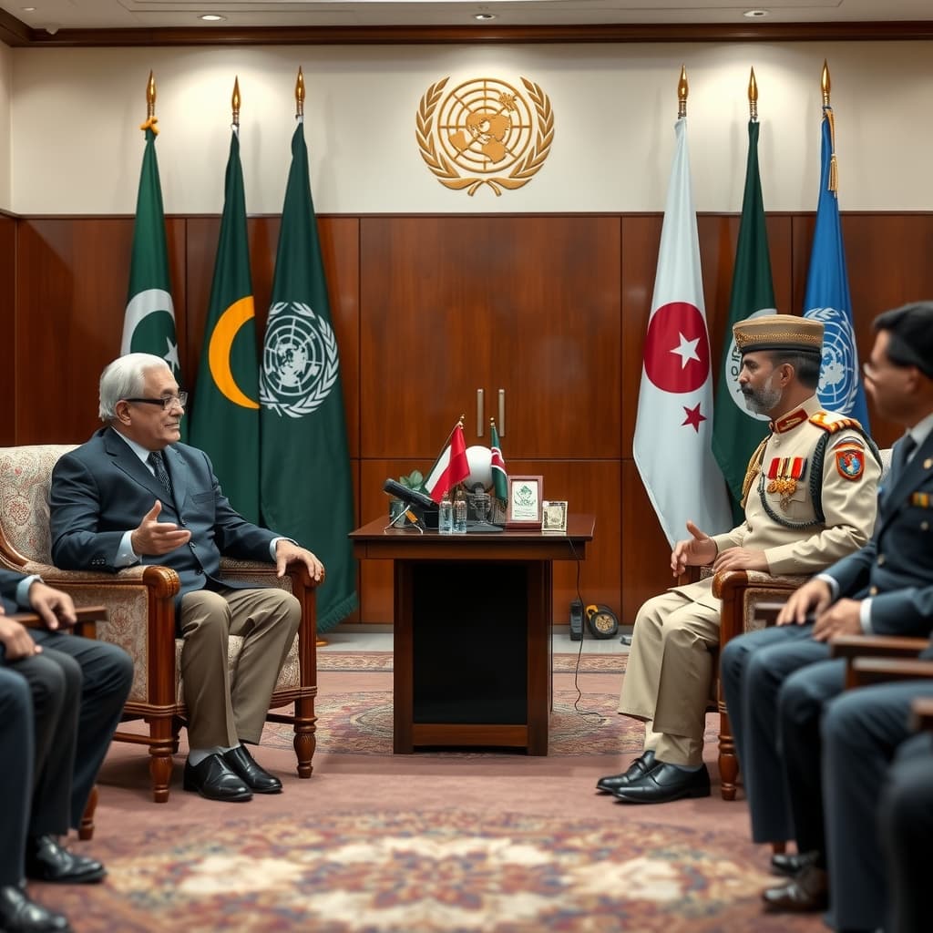 اقوام متحدہ کے سیکریٹری جنرل کی فیلڈ مارشل عاصم منیر سے ملاقات، علاقائی سلامتی پر گفتگو
