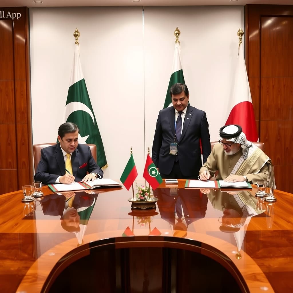 پاکستان اور عمان نے تعاون بڑھانے کے لیے چھ معاہدوں اور مفاہمتی یادداشتوں کا تبادلہ کیا