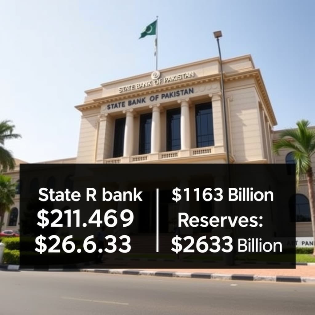 اسٹیٹ بینک کے زرمبادلہ ذخائر 16 ملین ڈالر بڑھ کر 21.469 ارب ڈالر ہو گئے