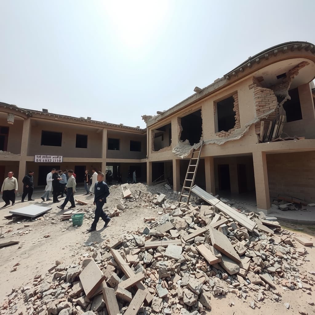 پشاور میں نجی اسکول کی چھت گرنے سے 30 طلبہ اور ایک استاد جاں بحق، صوبہ بھر میں سیفٹی آڈٹ کا حکم