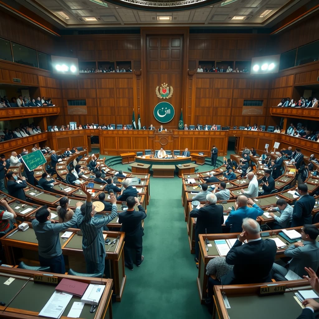 پارلیمنٹ کے مشترکہ اجلاس نے خیبرپختونخوا میں ایمرجنسی اور گورنر راج کی توثیق کردی