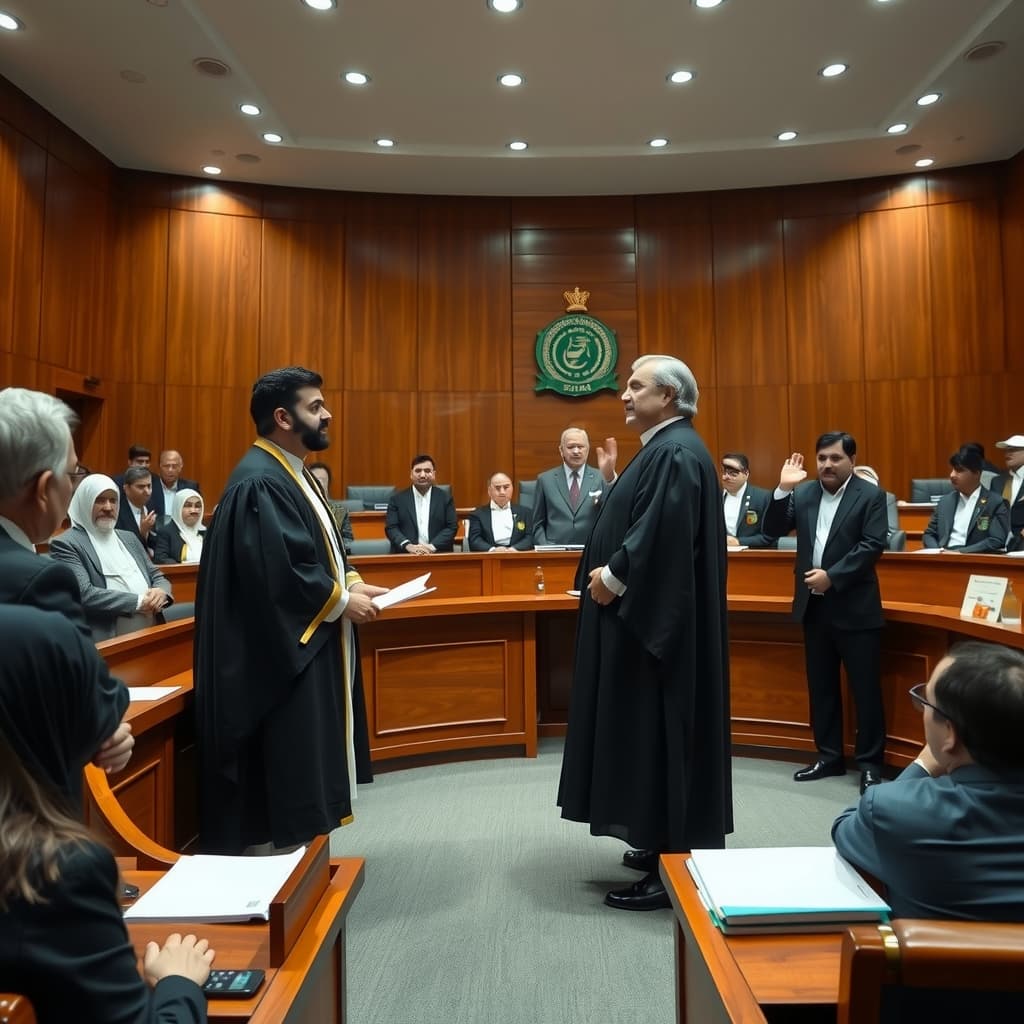 جسٹس حسن اظہر رضوی نے قائم مقام چیف جسٹس وفاقی آئینی عدالت کا حلف اٹھا لیا