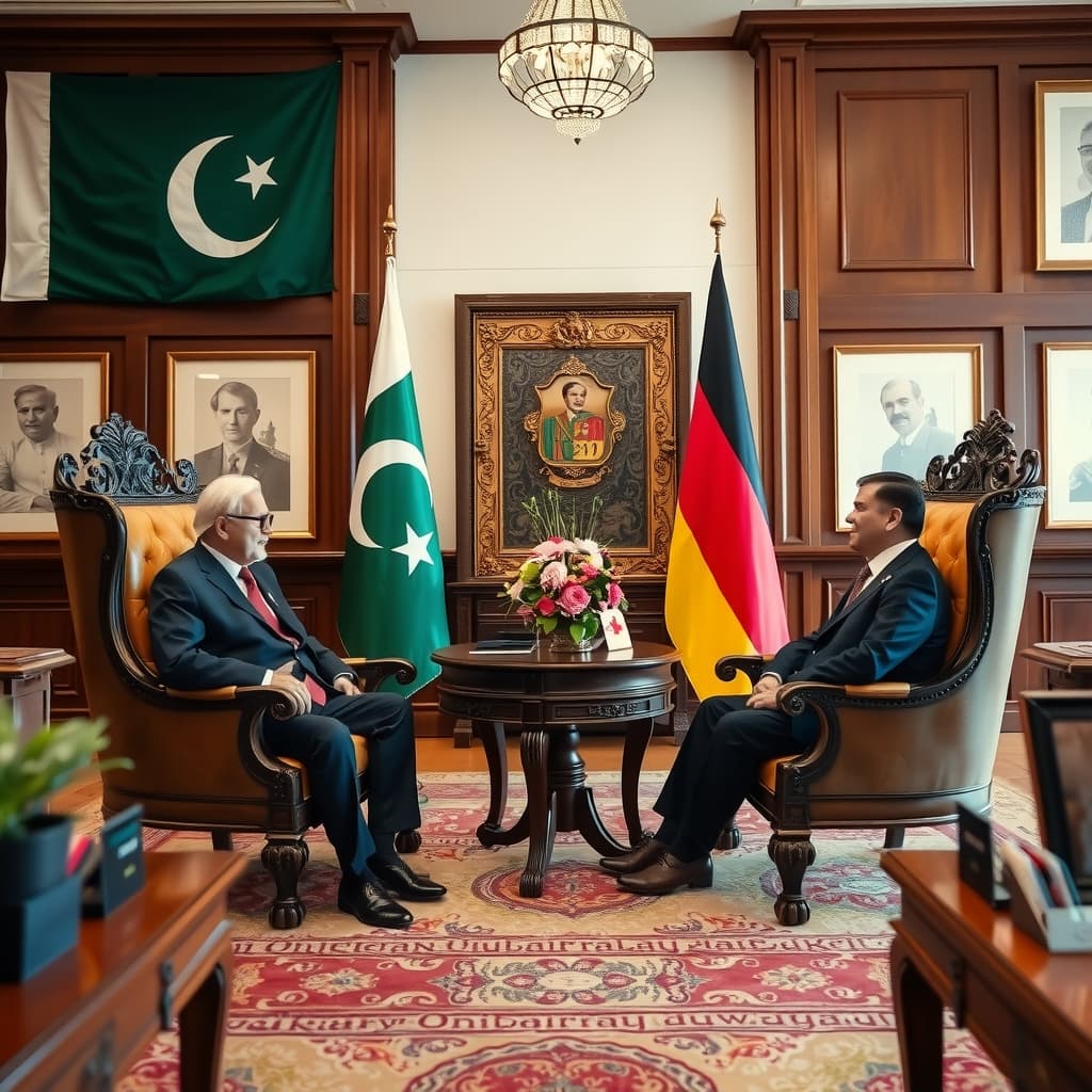 جرمن صدر کی آصف زرداری سے ملاقات، پاکستان کے ساتھ سیاسی و اقتصادی تعاون بڑھانے پر بات چیت
