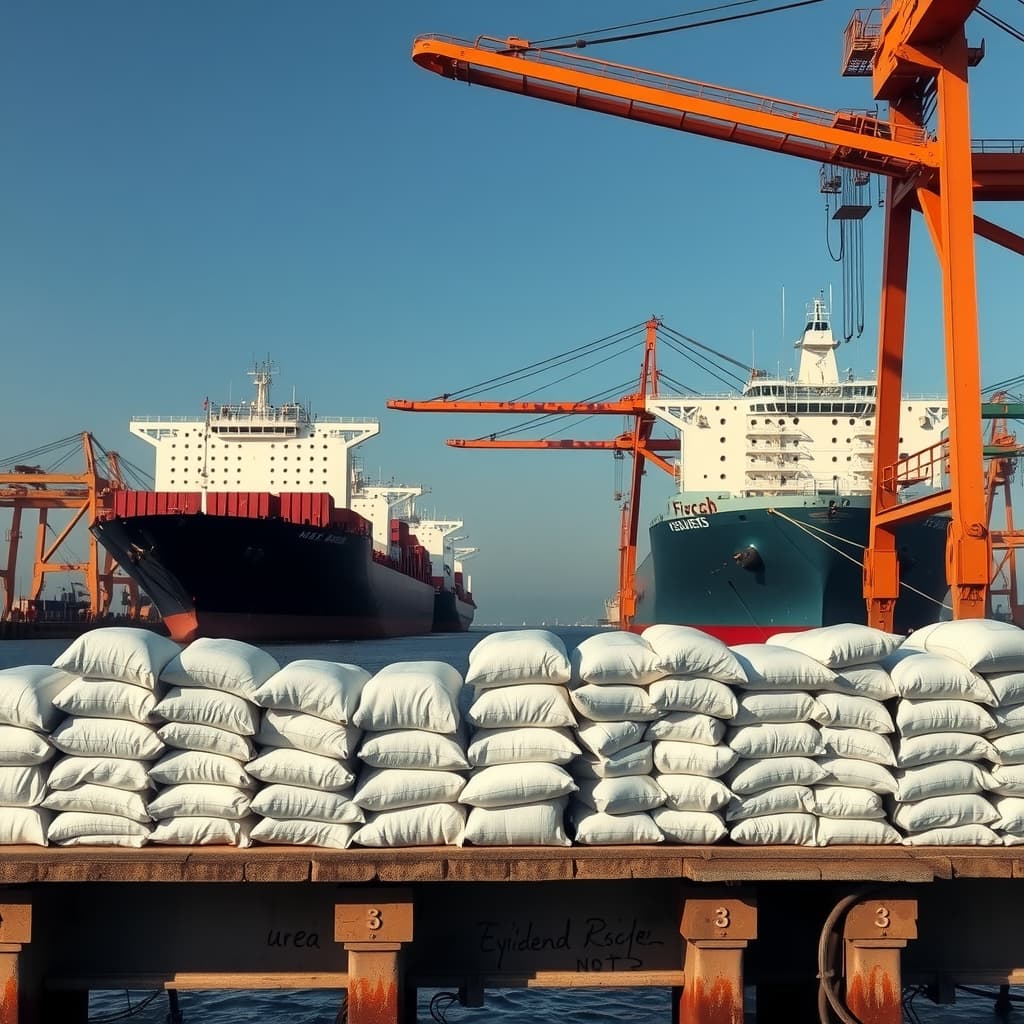 چینی سپلائی بحال ہونے سے عالمی یوریا قیمت تقریباً 450 ڈالر فی ٹن تک گر گئی