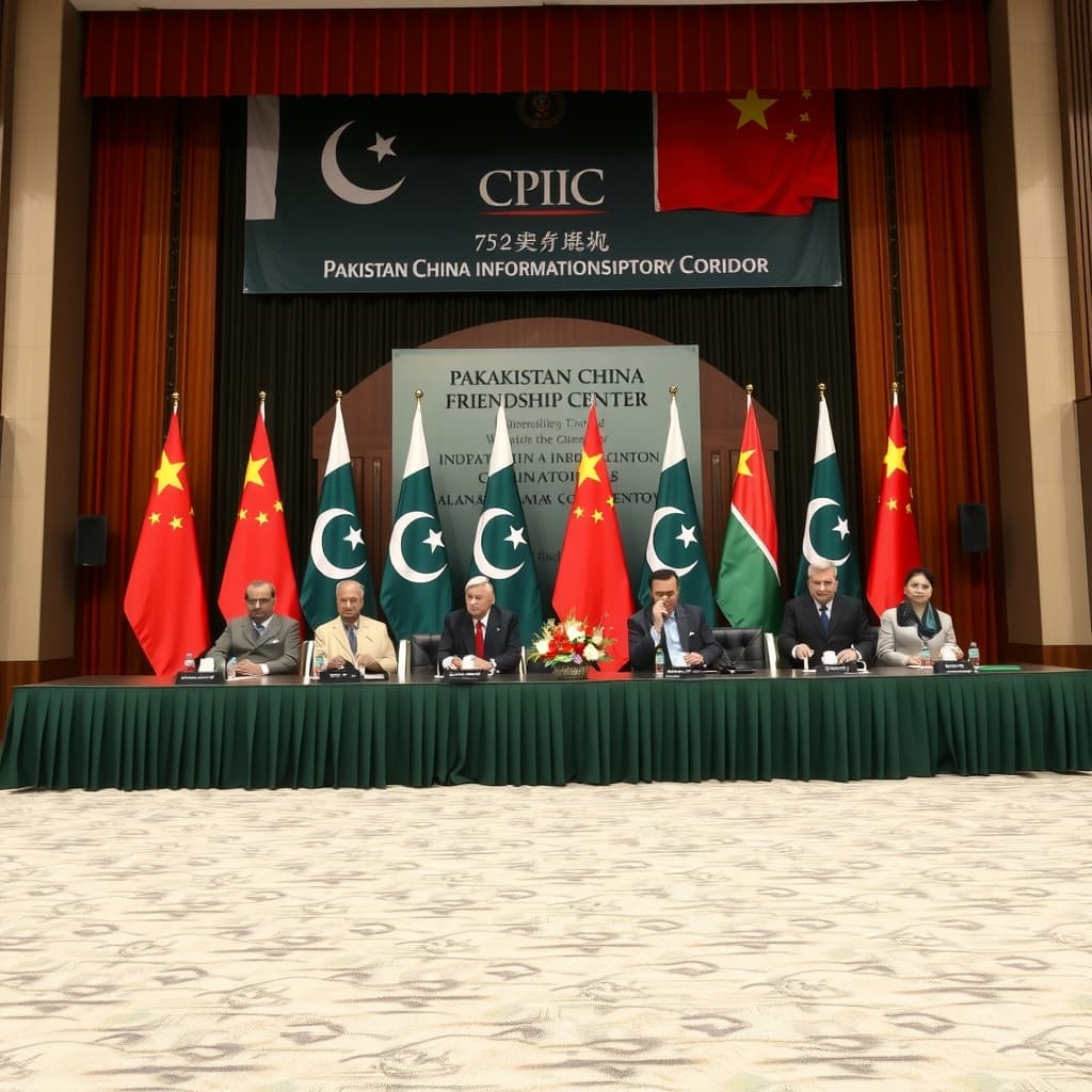 پاکستان اور چین نے اسلام آباد میں چائنا پاکستان انفارمیشن کوریڈور کا آغاز کر دیا
