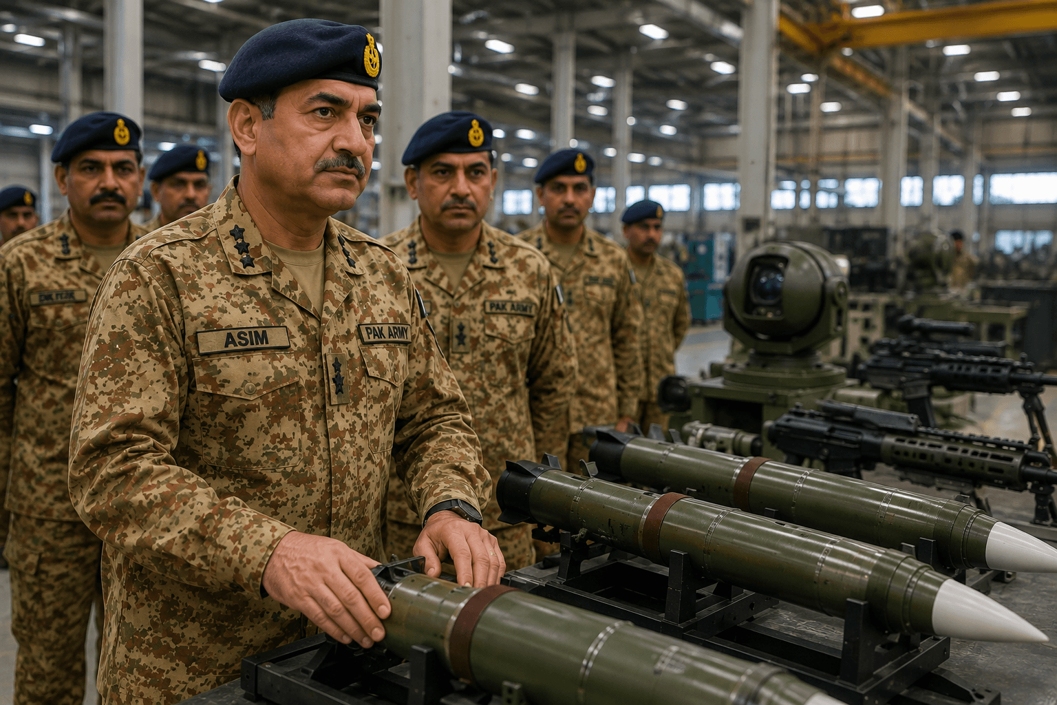 فیلڈ مارشل عاصم منیر کا پاکستان آرڈیننس فیکٹریز واہ کا دورہ، جدید دفاعی تیاریوں کا جائزہ