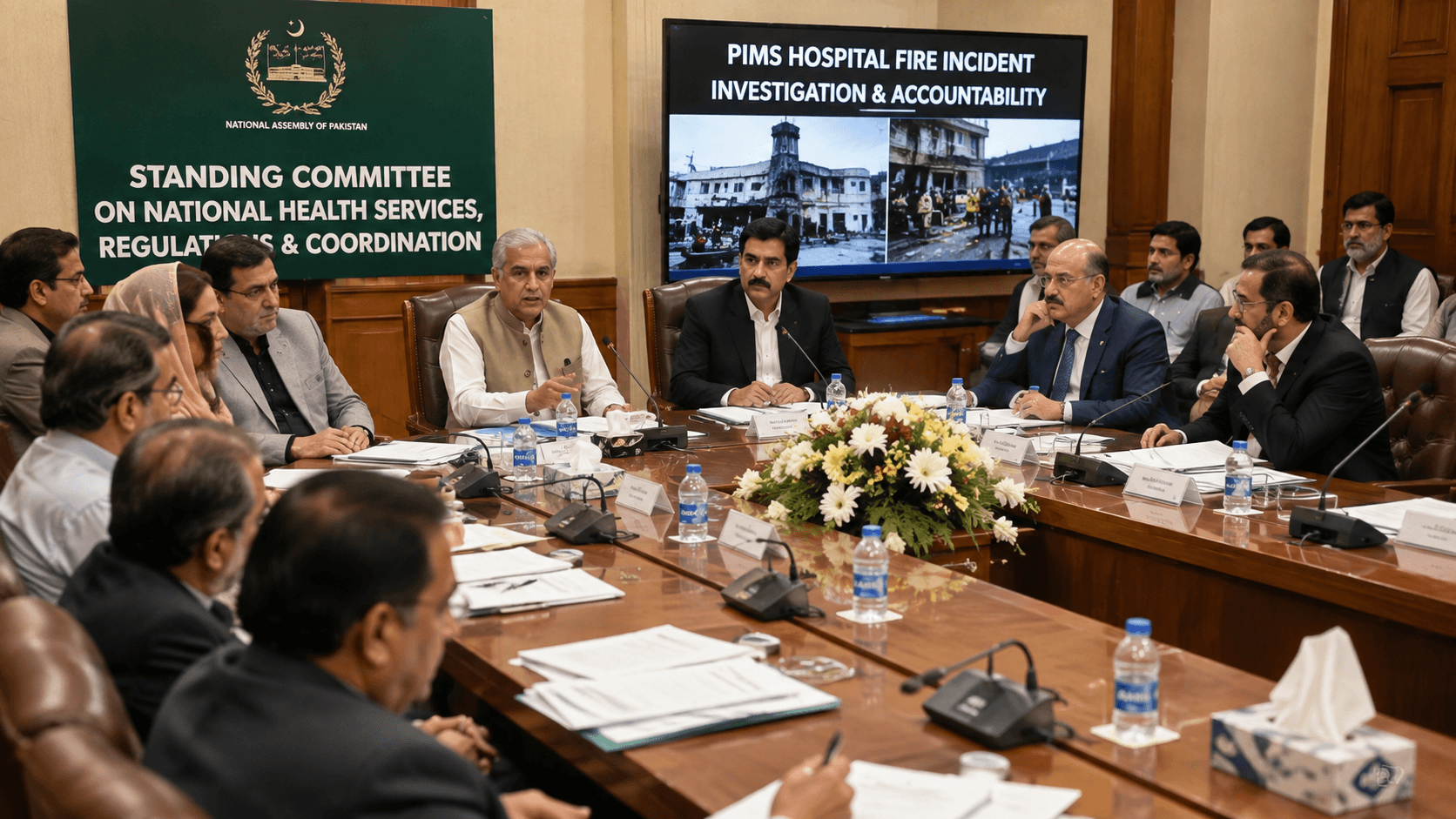 قومی اسمبلی اور سینیٹ کی قائمہ کمیٹیوں نے پمز آتشزدگی کی تحقیقات پر سوالات اٹھا دیے