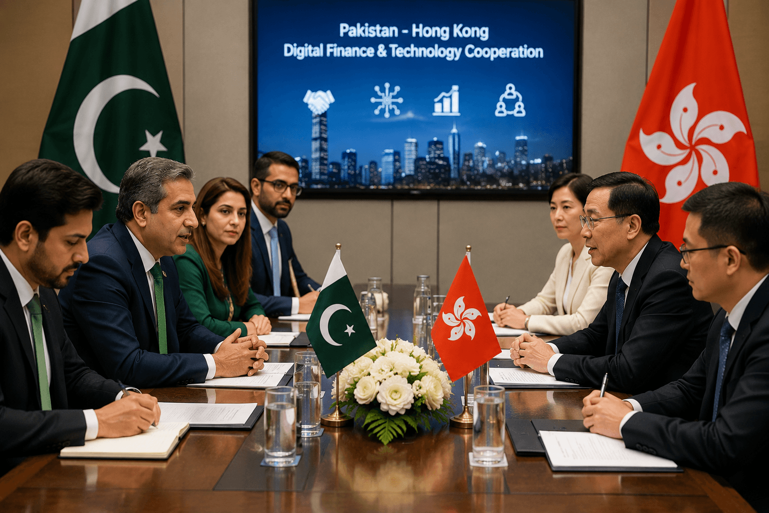 پاکستان اور ہانگ کانگ کے درمیان ڈیجیٹل فنانس اور ٹیکنالوجی تعاون بڑھانے کیلئے اہم پیش رفت